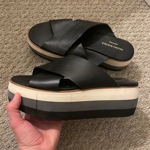 Paloma barcelo slides- lightly worn. Size 39.